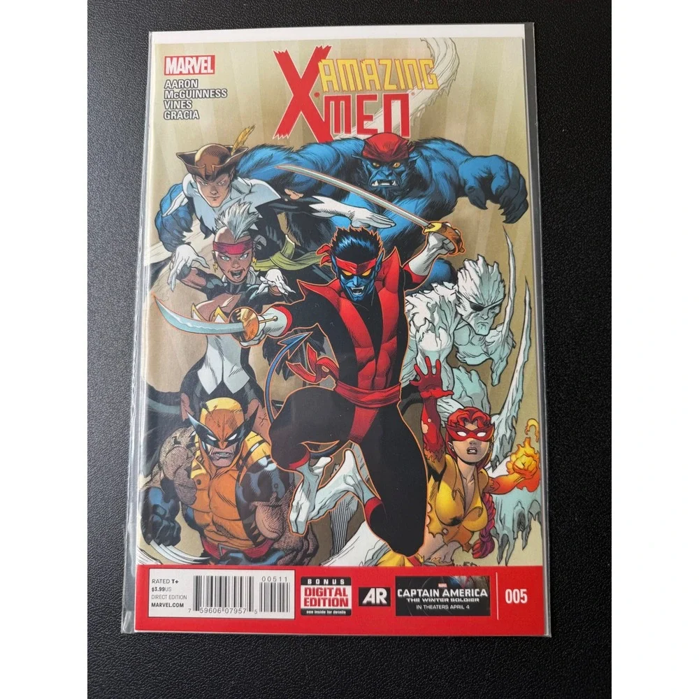 Marvel Amazing X-Men 5‎ Nightcrawler Wolverine Storm Beast 2014 Comic Book